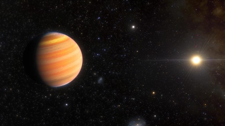 Hot Jupiter Progenitor Orbiting Star