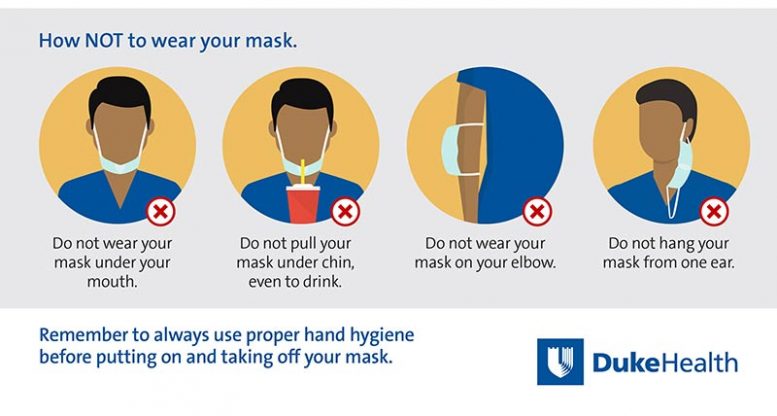 How Not to Wear a Mask