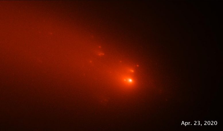 Hubble Comet ATLAS April 23 2020