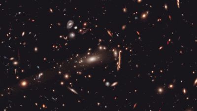Dark Matter Surplus Captured by Hubble