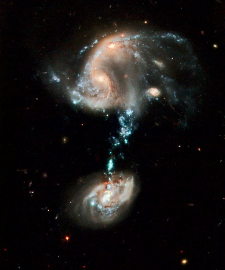 Hubble Image Cosmic Optical Illusions in Ursa Major