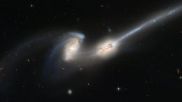 Hubble Image of Colliding Galaxies Nicknamed The Mice