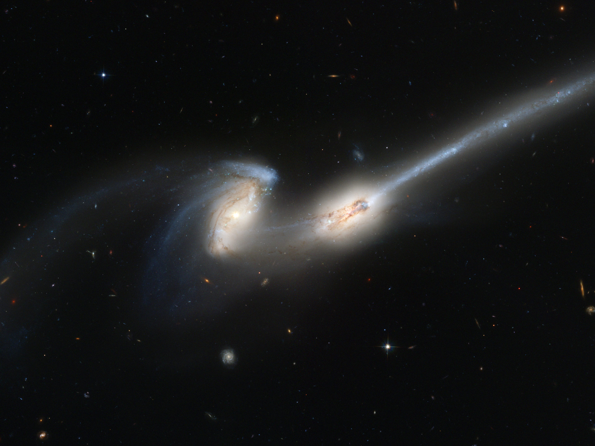 Hubble Image of the Day - Colliding Galaxies Nicknamed "The Mice"