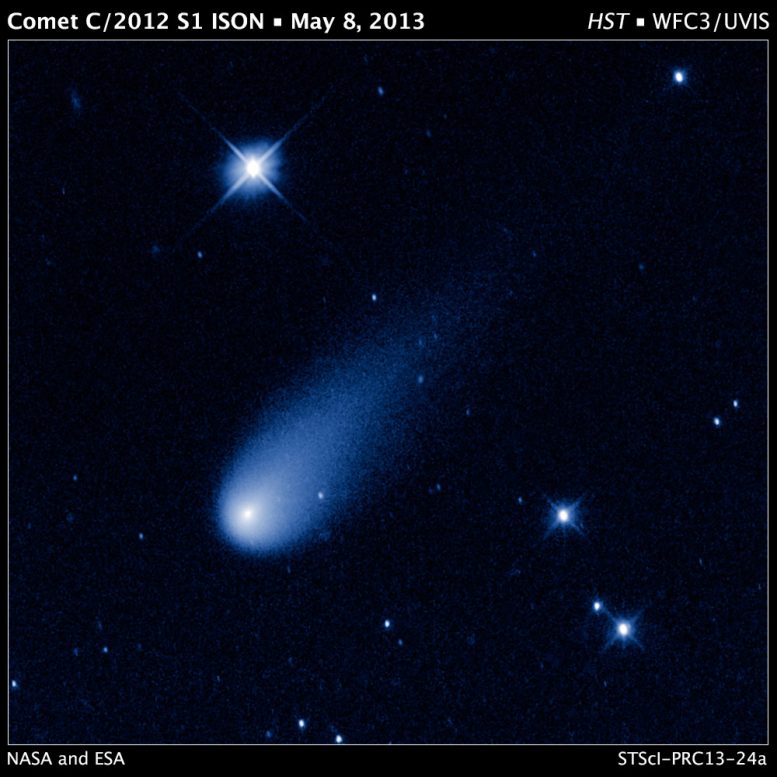 Hubble Image of Comet ISON