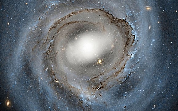 Hubble Image of a Spiral Galaxy in the Coma Cluster