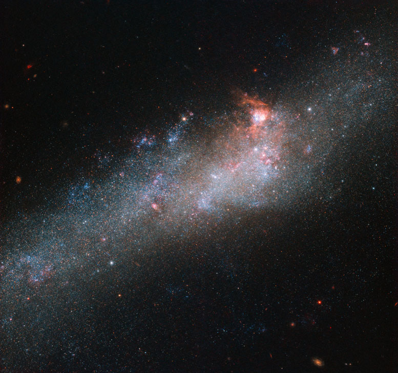 Hubble Image of the Hockey Stick Galaxy