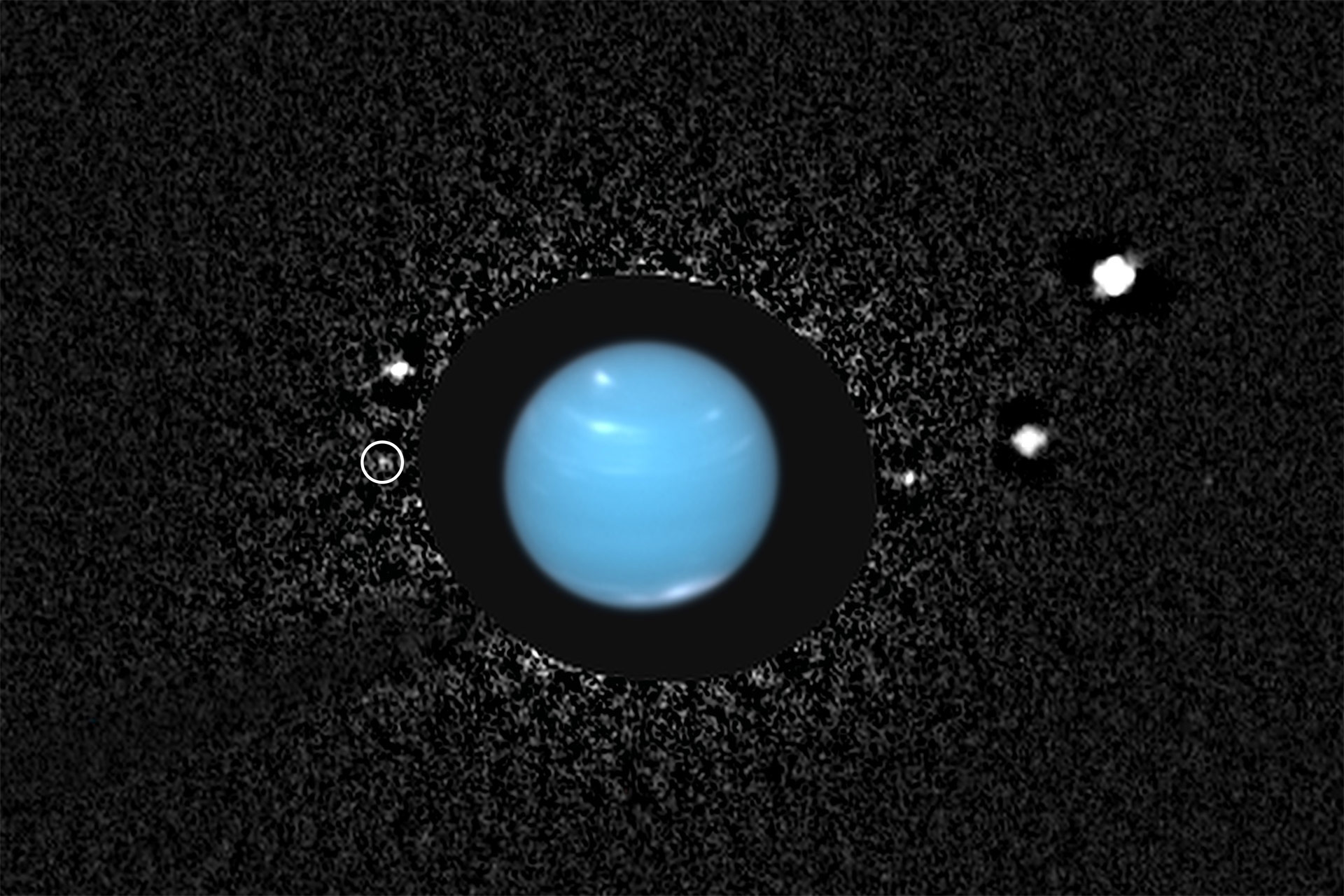 Old Hubble Images Reveal Neptune's “Lost” Moon