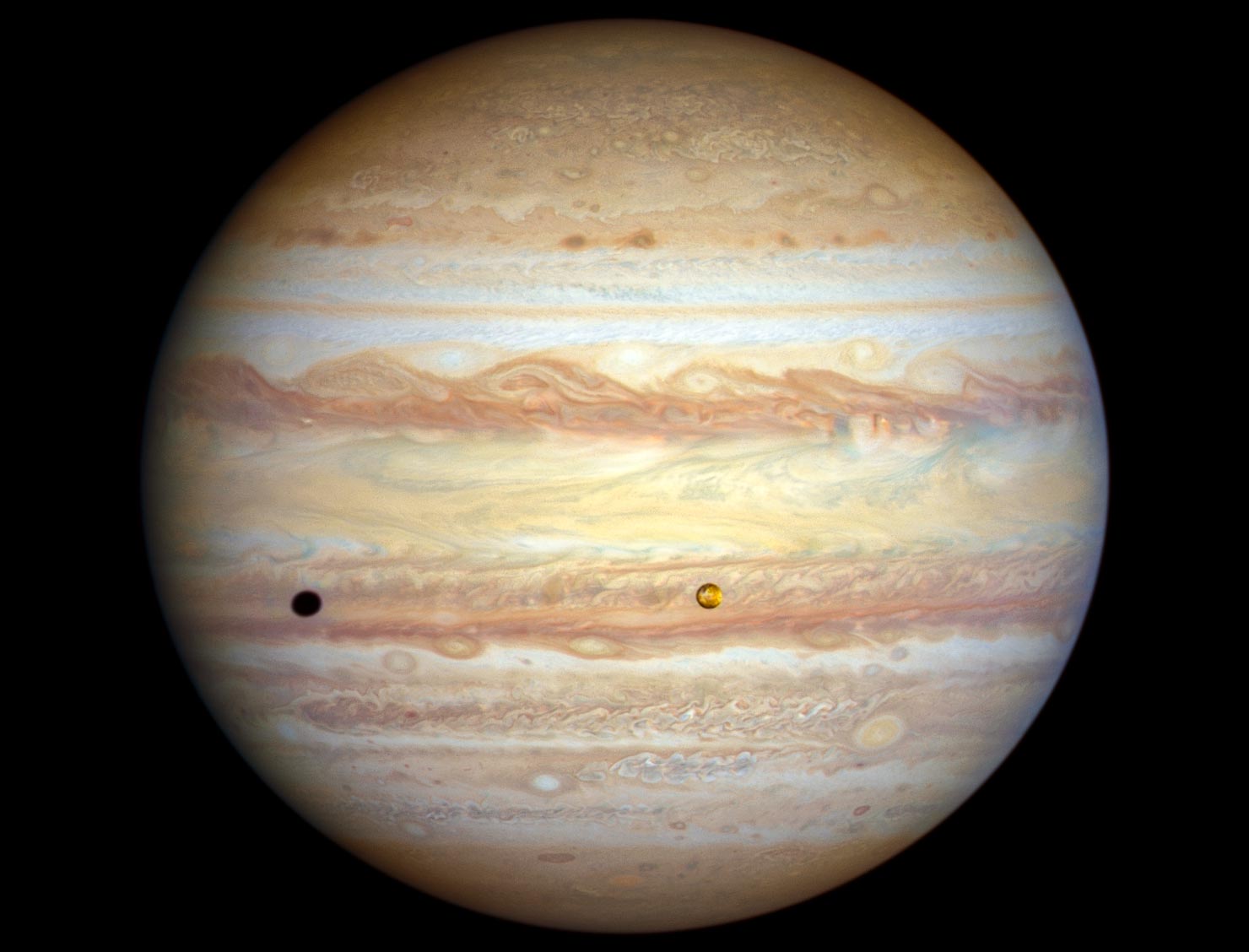 Hubble espiando cambios estacionales espectaculares en Júpiter y Urano