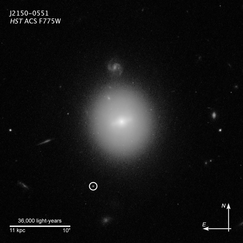Hubble Locates Intermediate Mass Black Hole