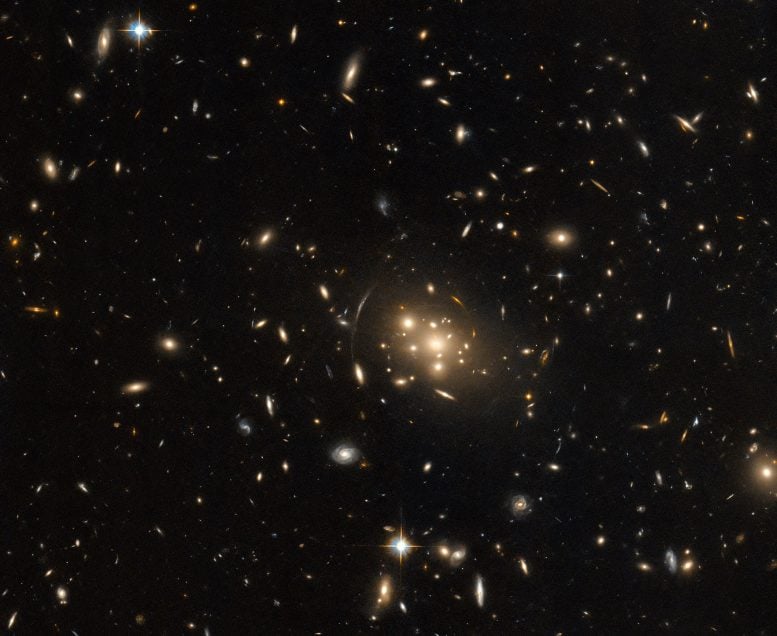 Hubble Massive Galaxy Cluster in Cetus Constellation