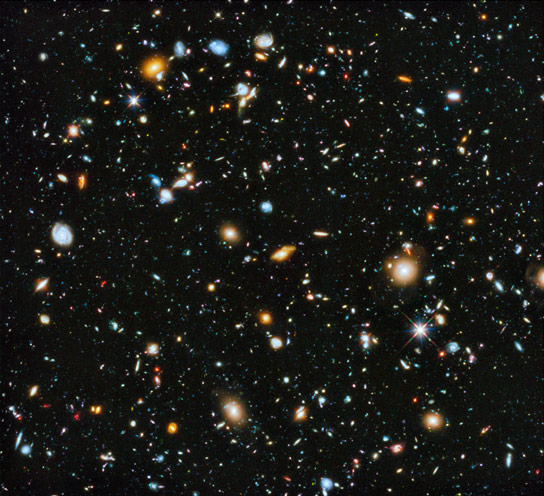 Hubble Picture of the Evolving Universe
