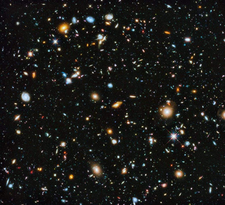 Campo ultraprofundo del Hubble