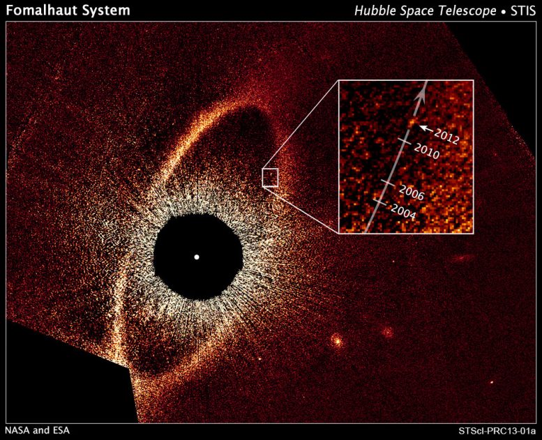 Hubble-Reveals-Rogue-Planetary-Orbit-For-Fomalhaut-B