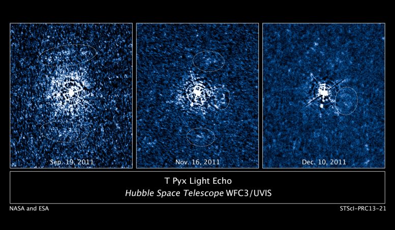 Hubble Reveals a Disk of Ejected Material Around an Erupting Star