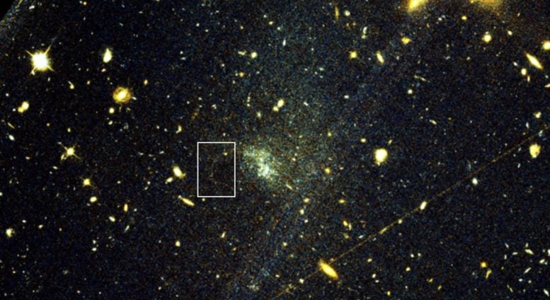 Hubble Space Telescope Image Showing the Globular Cluster Stellar Stream