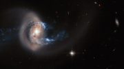 Hubble Space Telescope Photo of NGC 7714