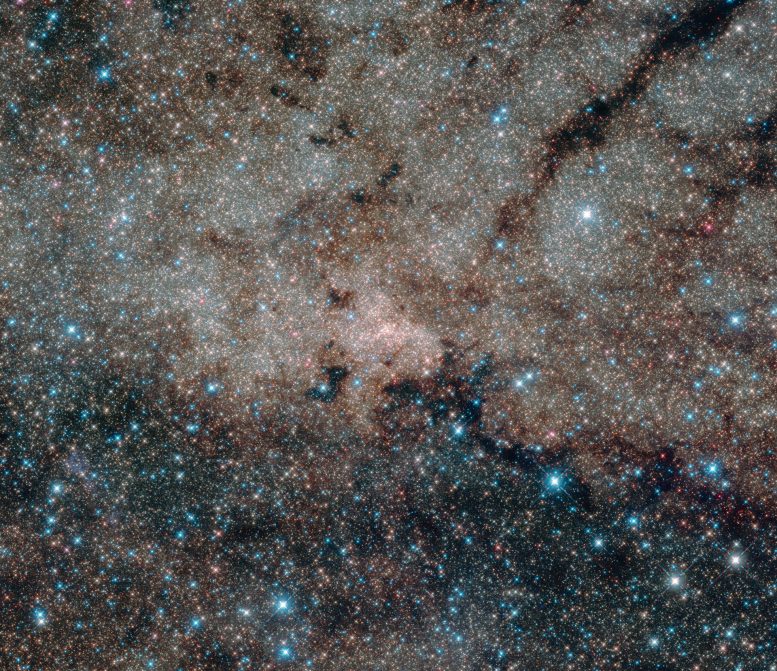 Hubble Space Telescope Shows the Center of the Milky Way