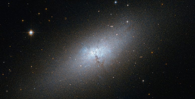 Hubble Space Telescope captured an impressive image of the irregular galaxy NGC 5253