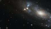 Hubble Space Telescope has spotted the spiral galaxy ESO 499-G37