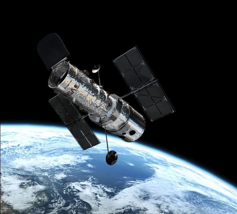 Hubble Space Telescope in Orbit