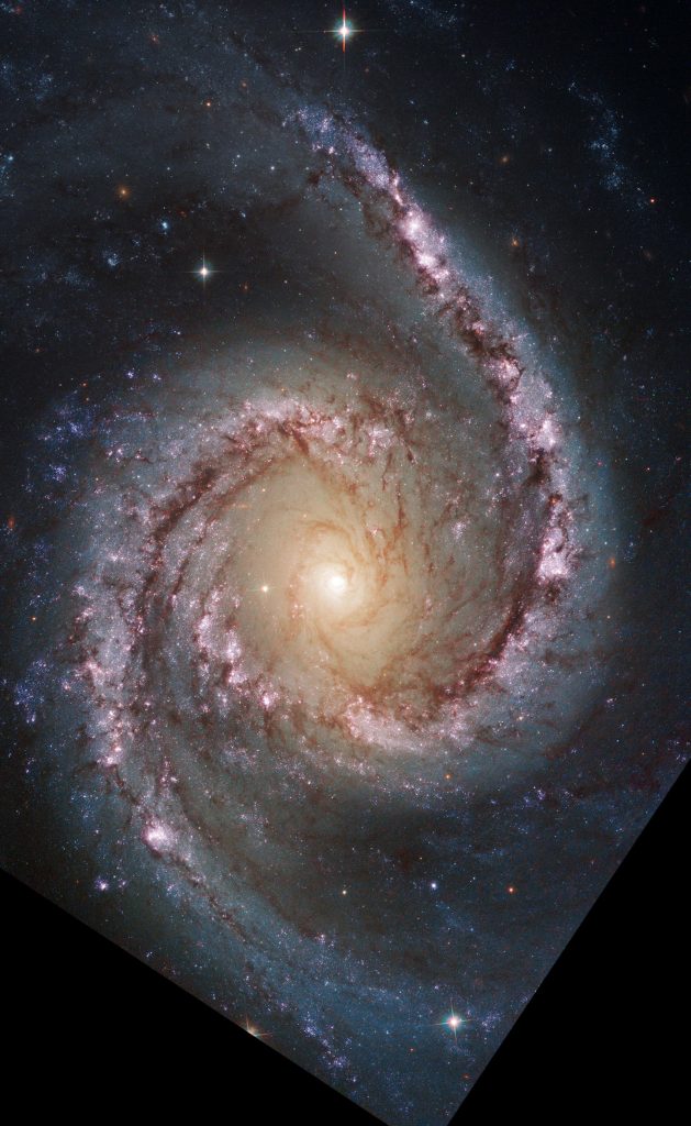 허블나선은하 NGC 1566