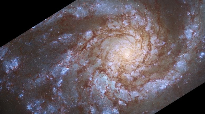 Habla spirālveida galaktika NGC 4254