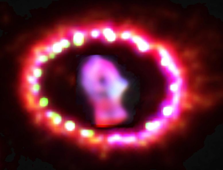 Hubble Supernova 1987A Debris Disk