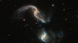 Hubble Telescope Views Galactic Merger