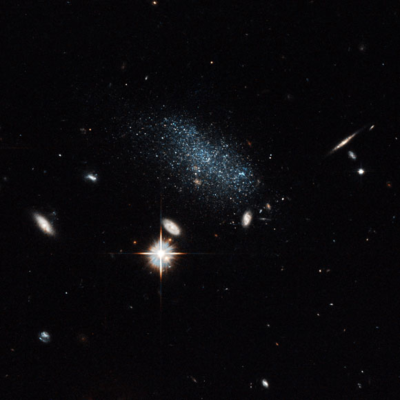 Hubble Uncovers a Galaxy Pair Moving into the Milky Way