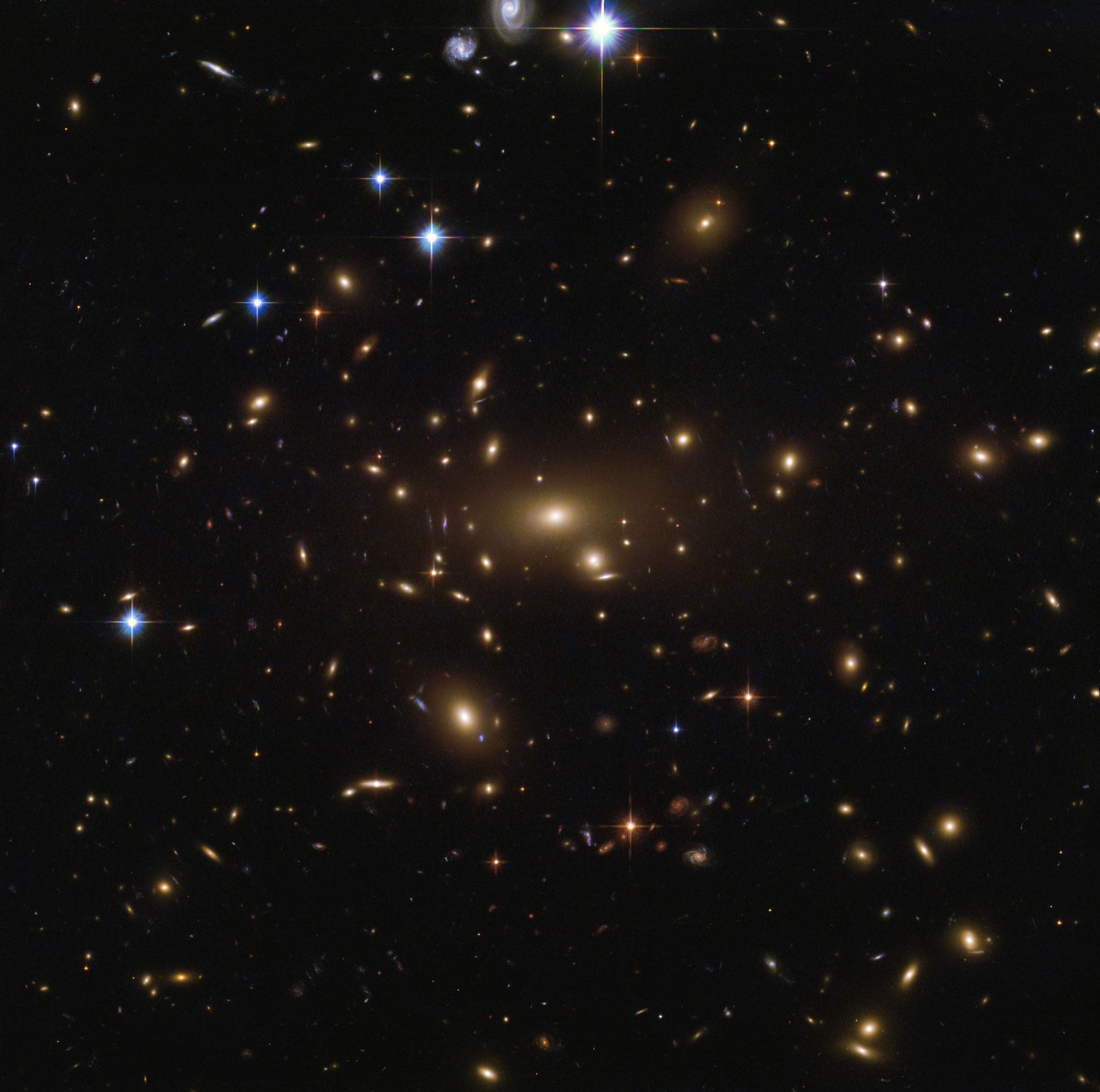 Hubble Space Telescope Image Of The Week Abell 665