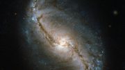 Hubble Views Barred Spiral Galaxy NGC 986