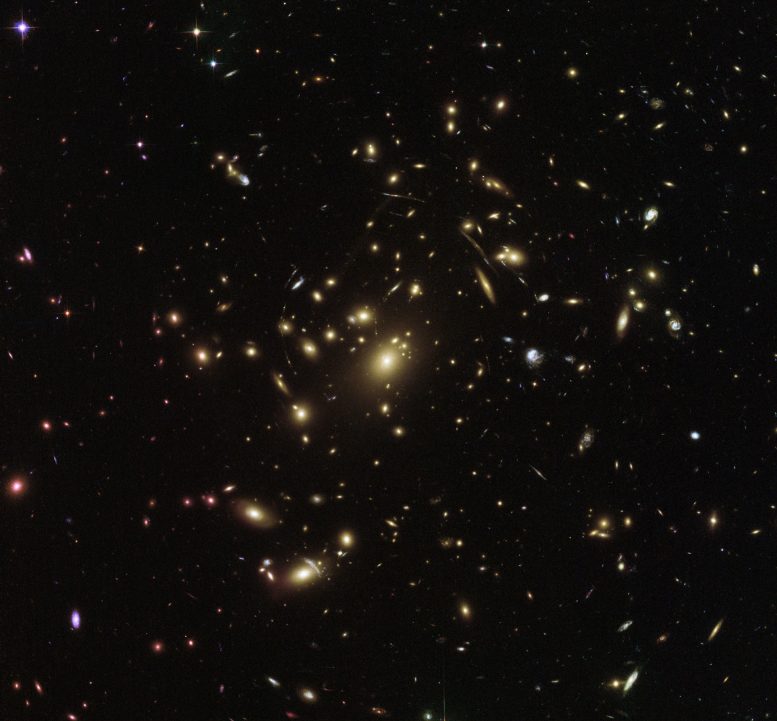 Hubble Views Galaxy Cluster Abell 2537