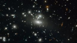 Hubble Views Galaxy Cluster Abell S1077