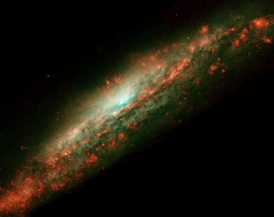 Hubble Views Galaxy NGC 3079
