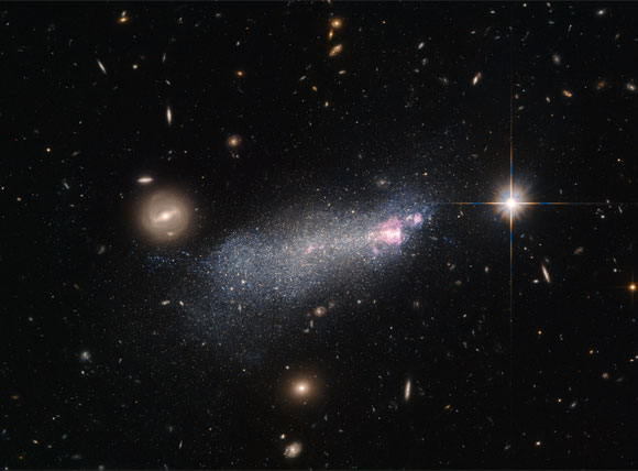 Hubble Views Galaxy SBS 1415+437