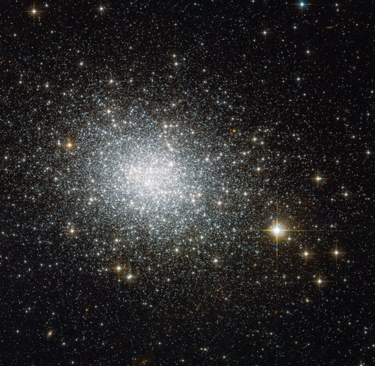 Hubbble Views Globular Cluster NGC 121