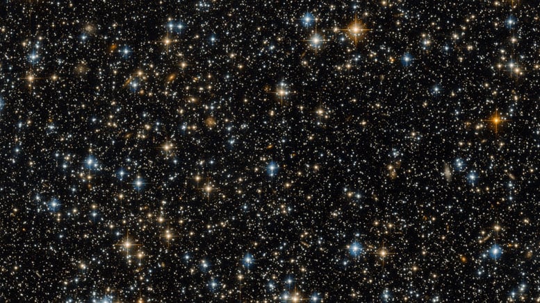 Hubble Views Open Star Cluster NGC 299