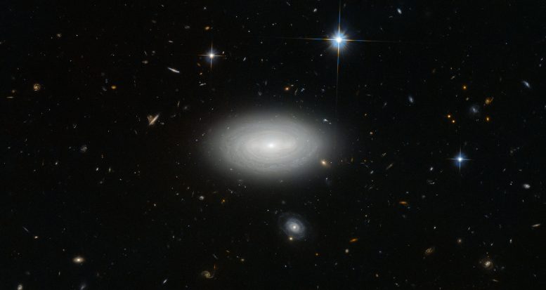 Hubble Views Spiral Galaxy MCG+01-02-015