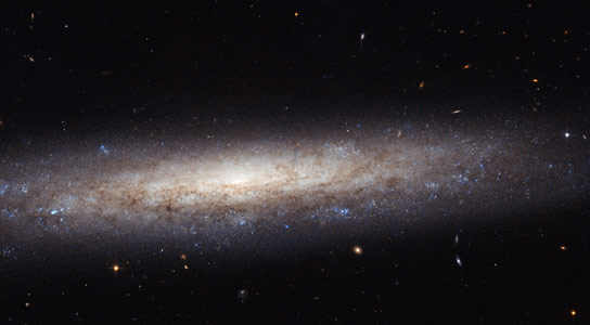 Hubble Views Spiral Galaxy NGC 4206