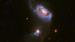 Hubble Views Supermassive Black Hole Blowing Huge Bubbles