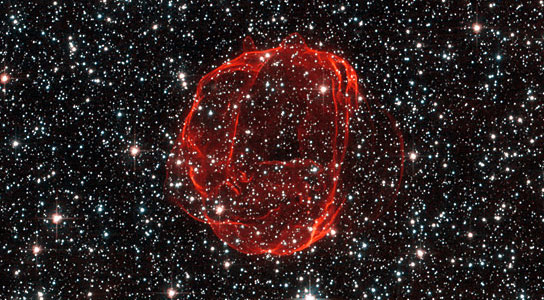  Hubble Views Supernova Remant SNR 0519