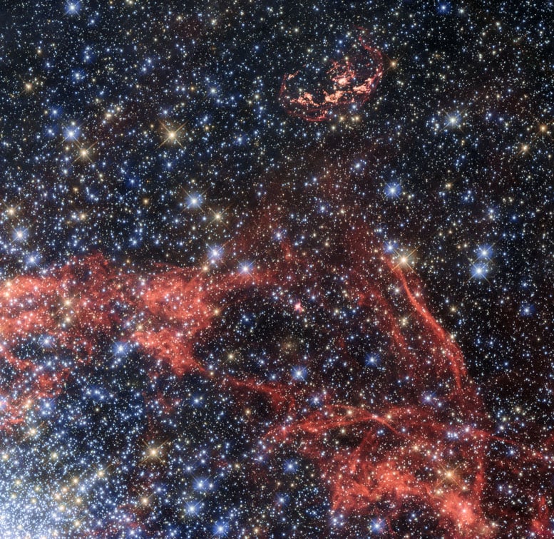 Hubble Views Supernova Remnant SNR 0509-68.7