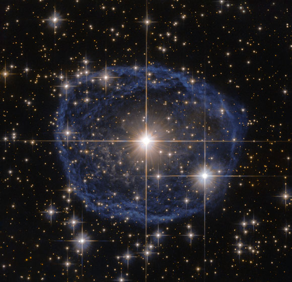 Hubble Views Wolf–Rayet Star WR 31a