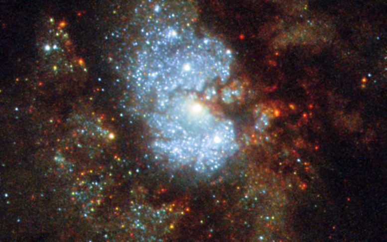 Hubble Views the Hidden Galaxy