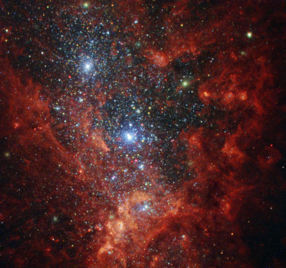 Hubble Views the Iridescent Interior of NGC 1569