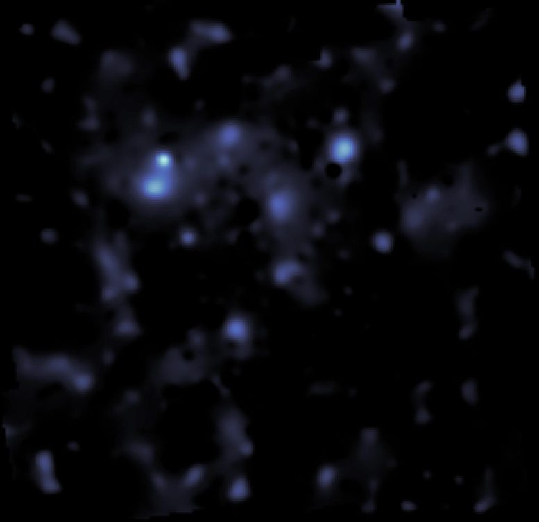 Hubble and James Webb Dark Matter Map