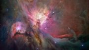 Hubble image of a region of the Orion Nebula