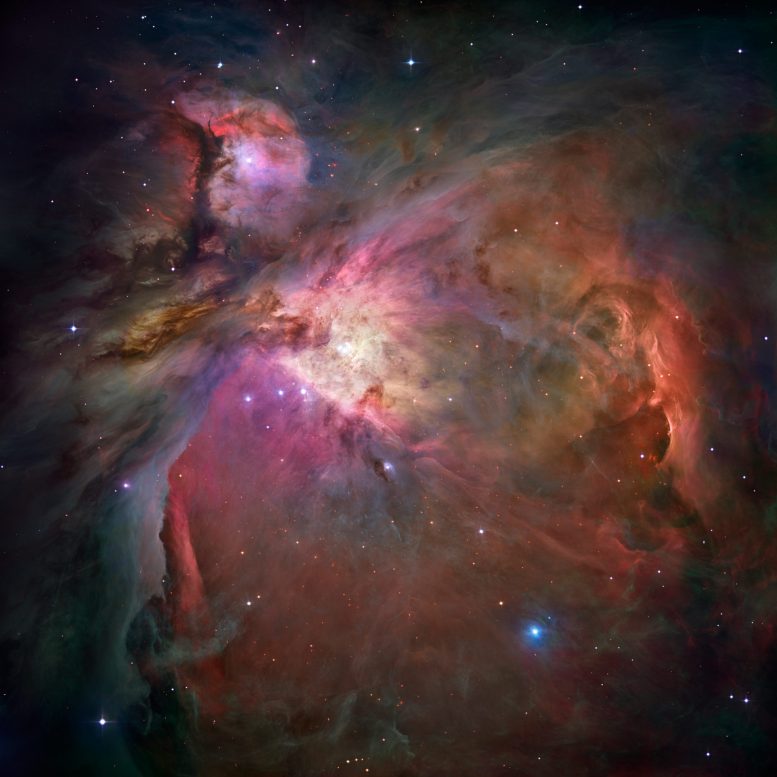 Hubbles Sharpest Image of the Orion Nebula