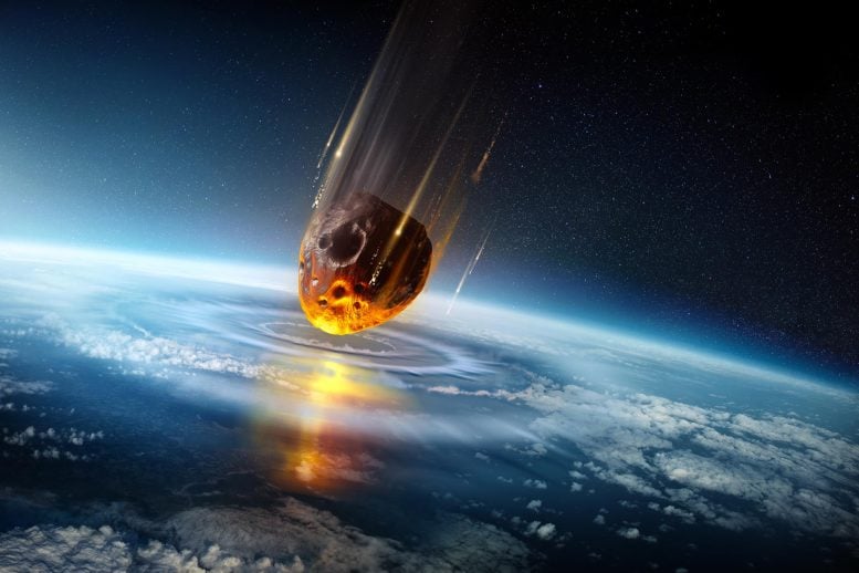 Huge Meteor Asteroid Slams Into Earth