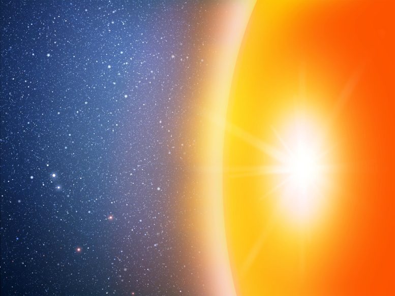 Huge Sphere After Star Collision